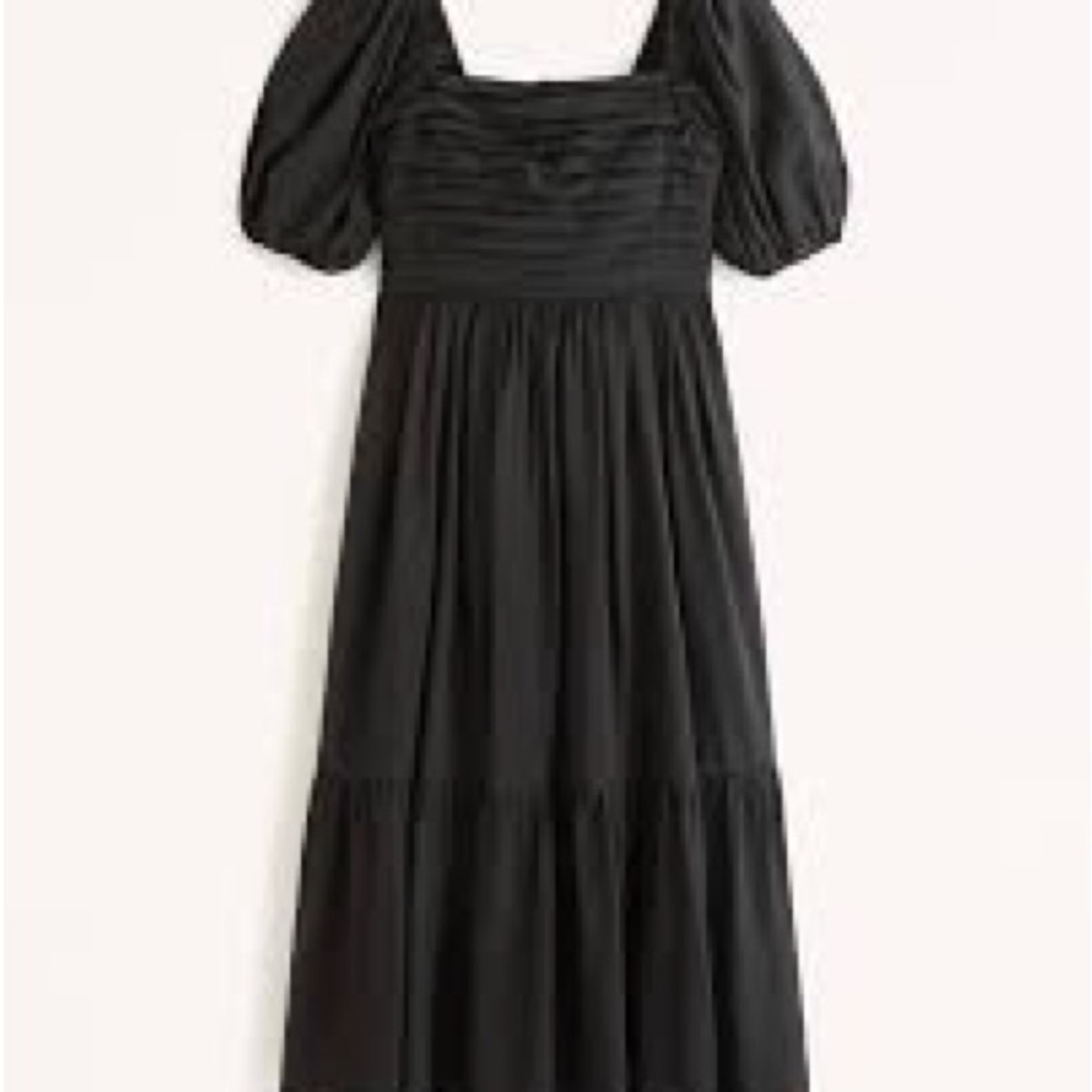 Abercrombie and Fitch Emerson Midi Dress Black XL